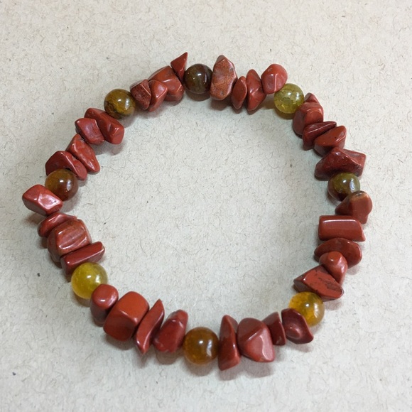 ❤️Stunning❤️ 6 3/4” Gemstone Stretch Bracelet - Picture 4 of 7